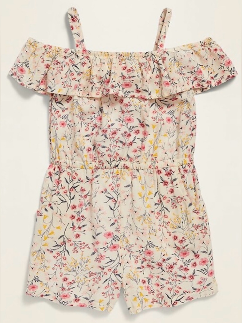 Old Navy|Baby girl/toddler sleeveless ruffle romper,size 4T•••Boho summer style